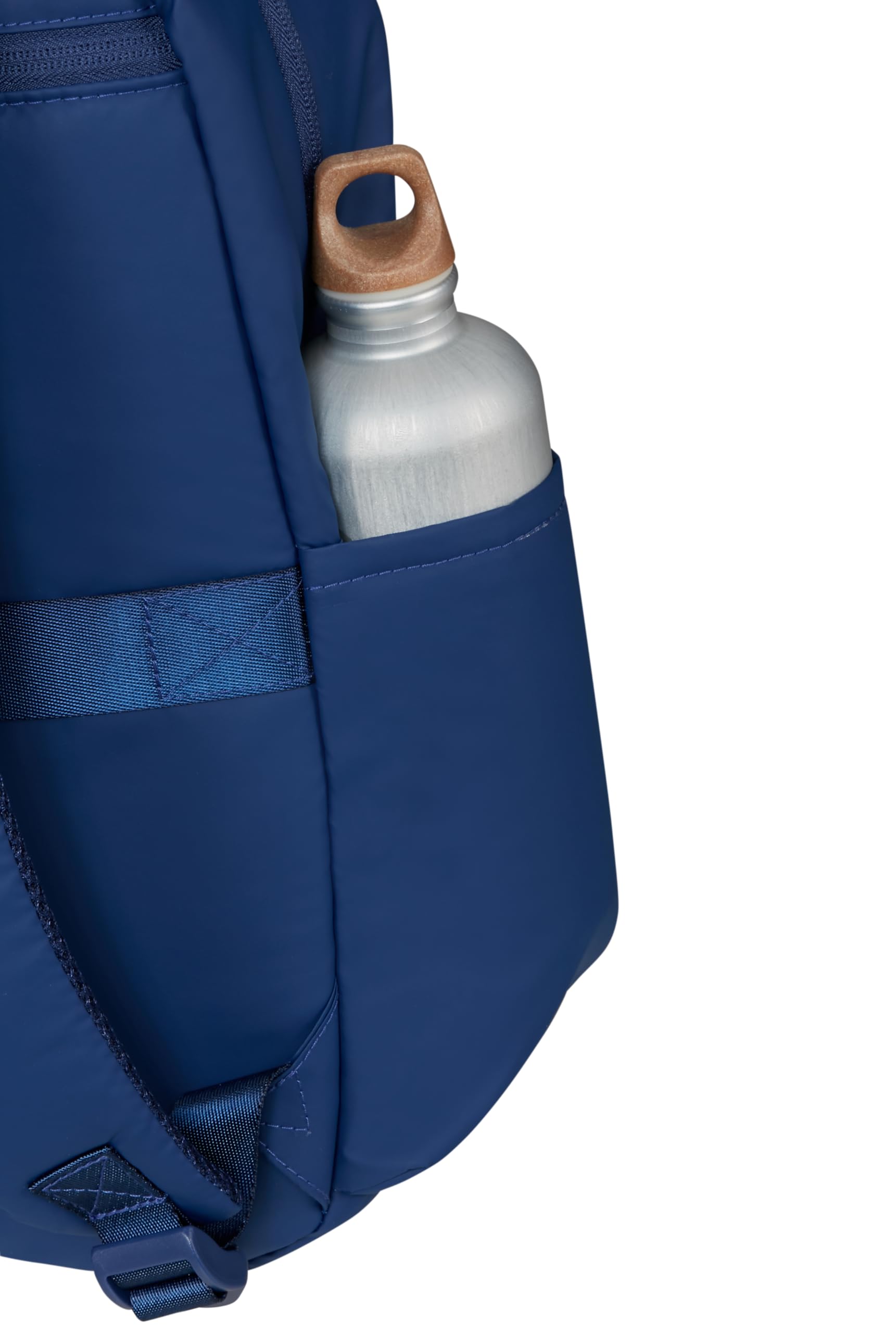 American Tourister Puffypop - Mochila Portátil Mujer 15.6" (49 cm, 21 L), Ergonómica, Perfecta para Escuela, Trabajo & Viajes - Azul (Navy)