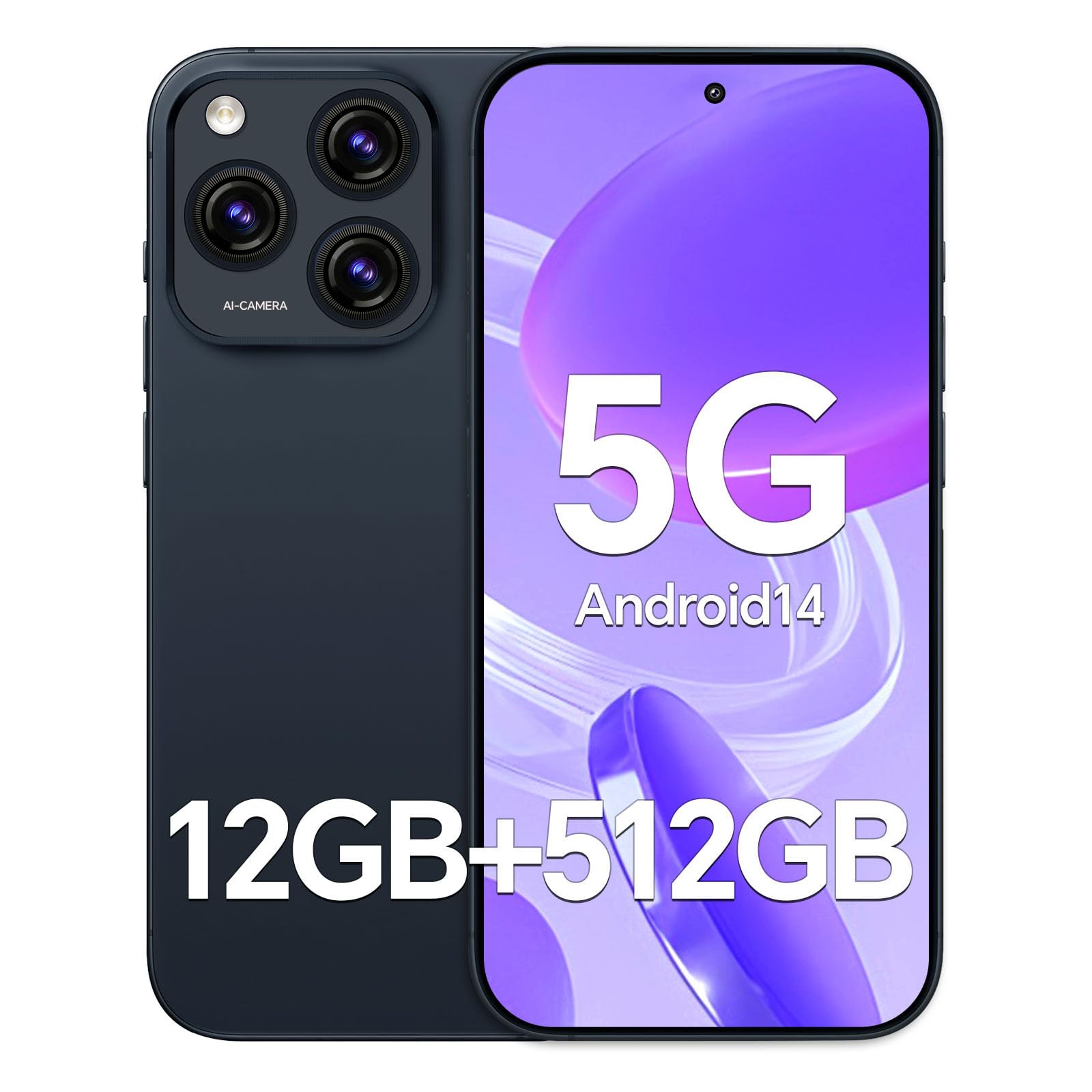 スマートフォン本体 lolhtvlol A16ProMax Android14 12+512GBS Amazon | lolhtvlol A16ProMax Android 14 スマホ 12GB+512GB