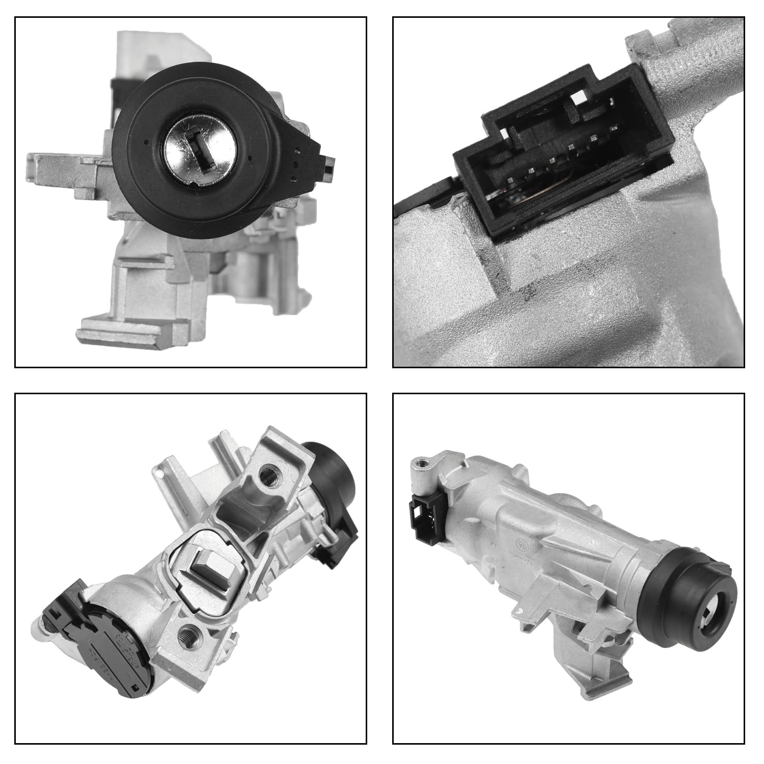 YAOPEI Interruptor de encendido con cilindro de bloqueo de encendido 8E0905855A+1K0905865A+1K0905851 ZC