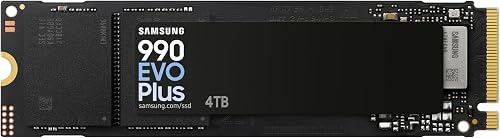 Samsung 990 EVO Plus, 4TB, PCIe 4.0 x4 / 5.0 x2, NVMe2.0 …