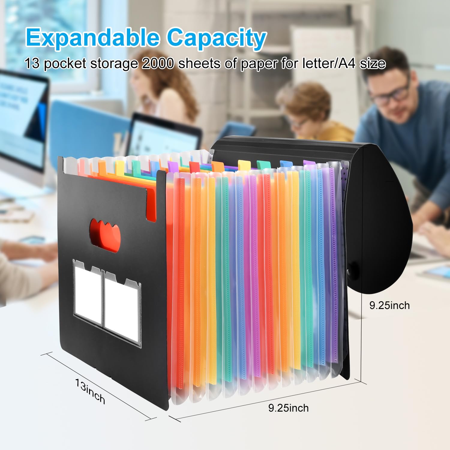 File Folder Box File King Expanding S - 10-Pack Letter Size Organizers ...