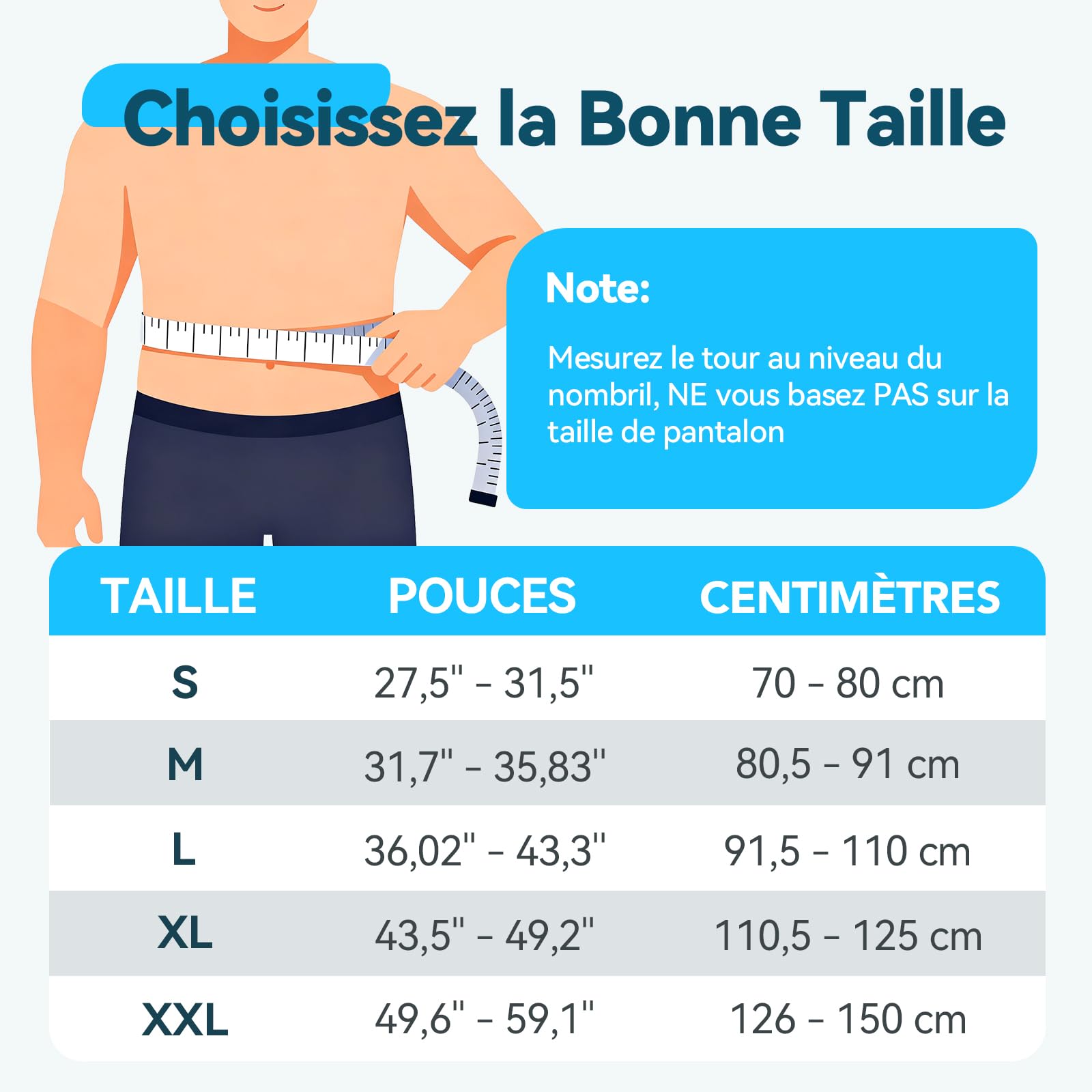 AGPTEK Ceinture Lombaire, Ceinture de Soutien Dorsal Respirant avec Coussin 3D Ergonomique, Soulage les Douleurs Lombaires, Ceinture à Double Sangle Réglable pour Sport, Musculation, Homme/Femme, M