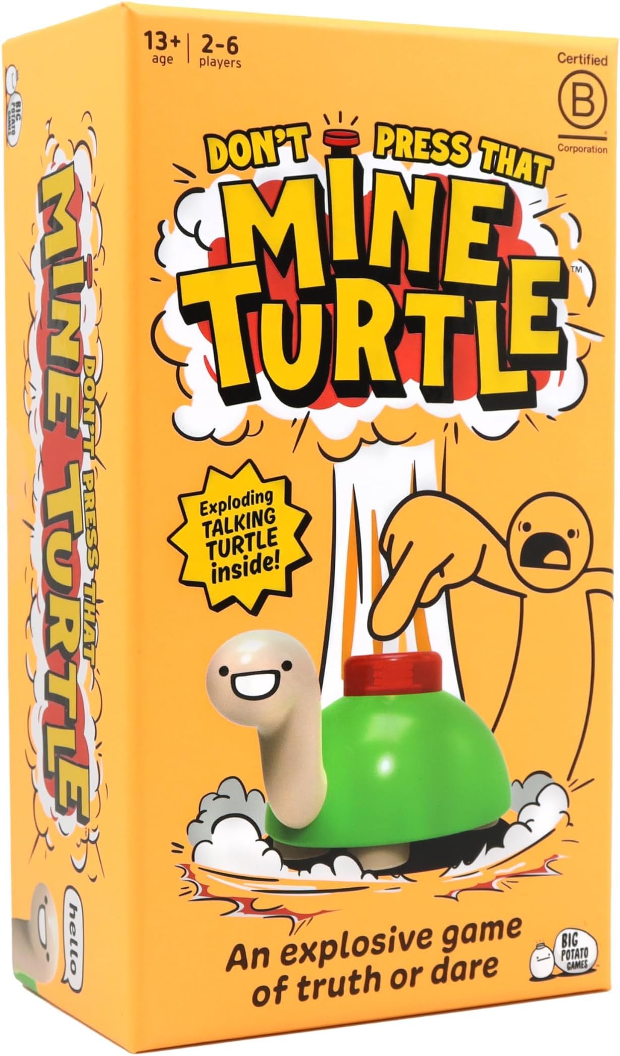 Mine Turtle: an Explosive Game of Truth Or Dare, Featuring Over 100 Silly Mission Cards, Perfect Board Game for Teenagers, Families and Adults, Great for Game Night