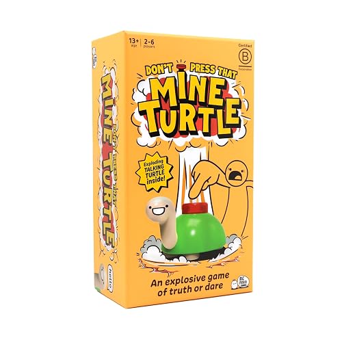 Big Potato Mine Turtle: an Explosive Game of Truth Or Dare, Featuring Over 100 Silly Mission Cards, Perfect Board Game for Teenagers, Families and Adults, Great for Game Night