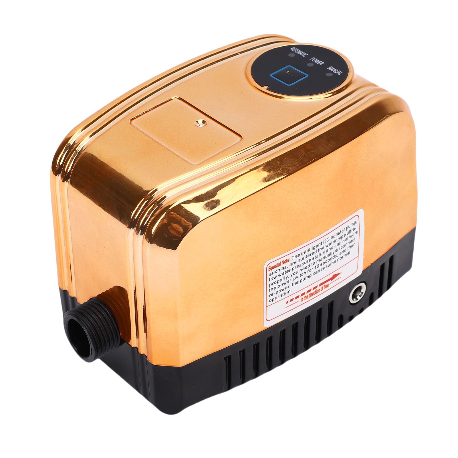 Pompa Booster Automatica 80W, IP56 Avvio Auto Stop Sensore Acqua, per Doccia Solare Irrigazione (Spina UE 100-240 V)