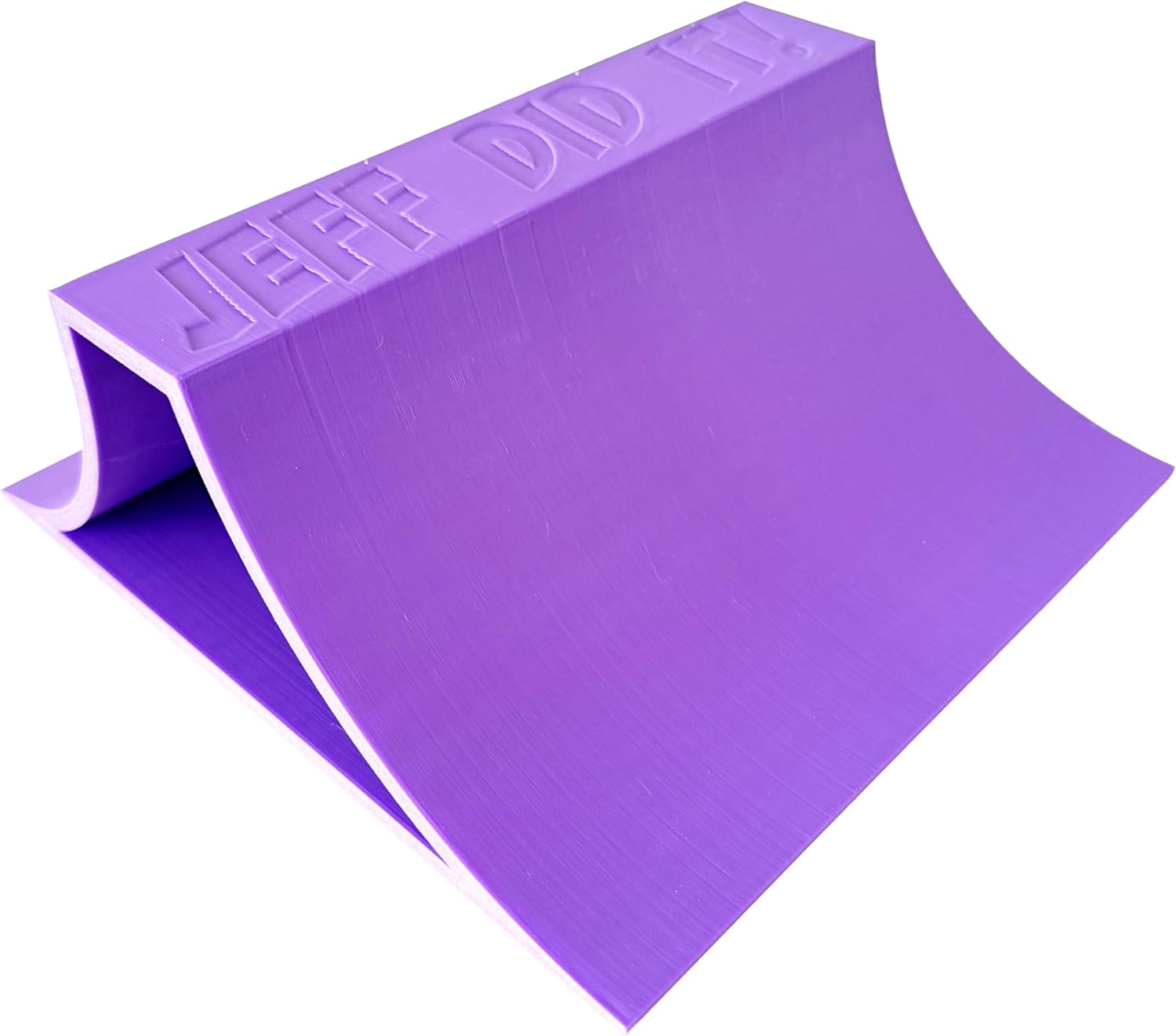 Jeff Did It! 1/24th Monster Truck Stunt Ramp A - Works as Display Stand - Includes Anti Slip Rubber Feet - Catch Big Air! - FREE SHIPPING (Purple)