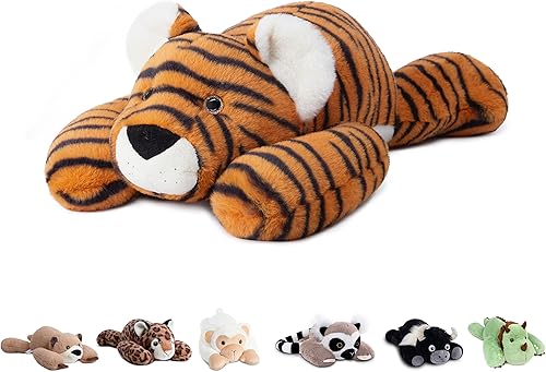 Miniatura 183 de Niuniu Daddy - Peluche con peso de perezoso para la ansiedad, almohada grande de 20 pulgadas para niños y adultos, juguete tierno como regalo