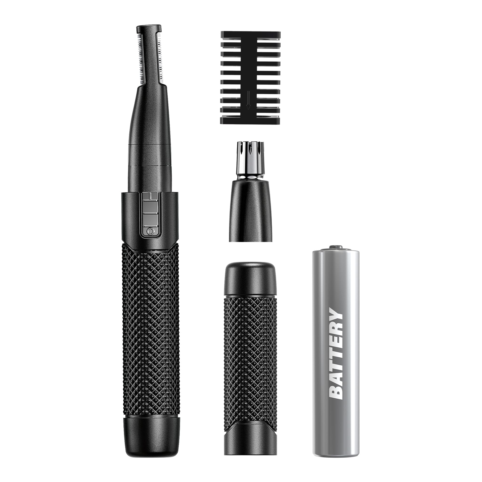 WAHL Manscaper ® Tactical® Dwustronny Trymer 2 w 1 na baterię litową, trymer dla mężczyzn do brwi i usuwania włosów w nosie i uszach, dwustronne ostrze