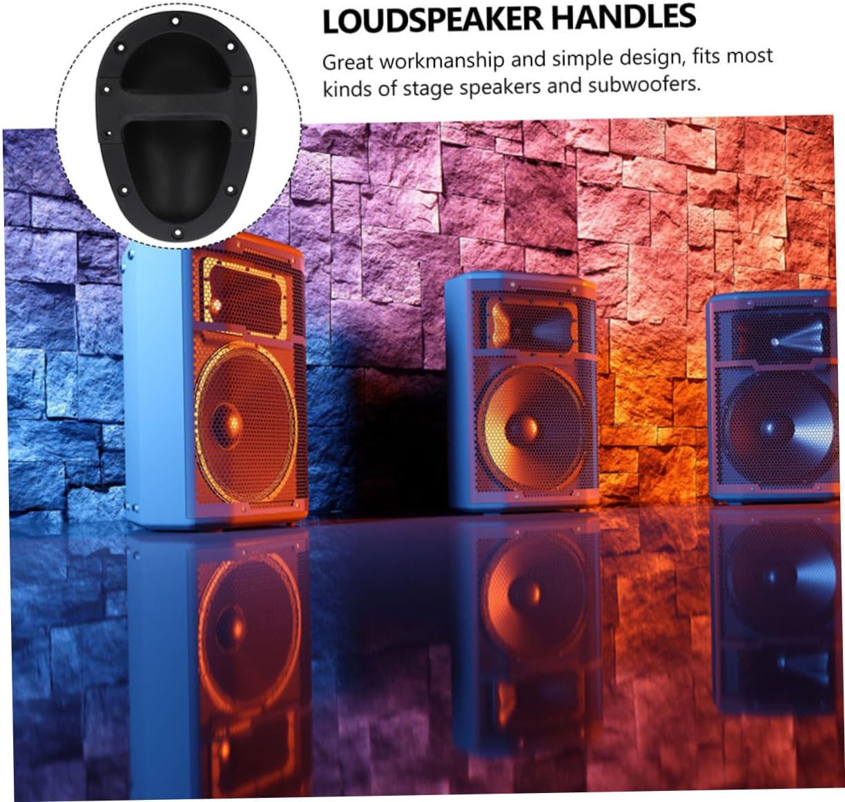 12pcs Professional Speaker Handle Handles for Outdoor Speaker Carry Grasp