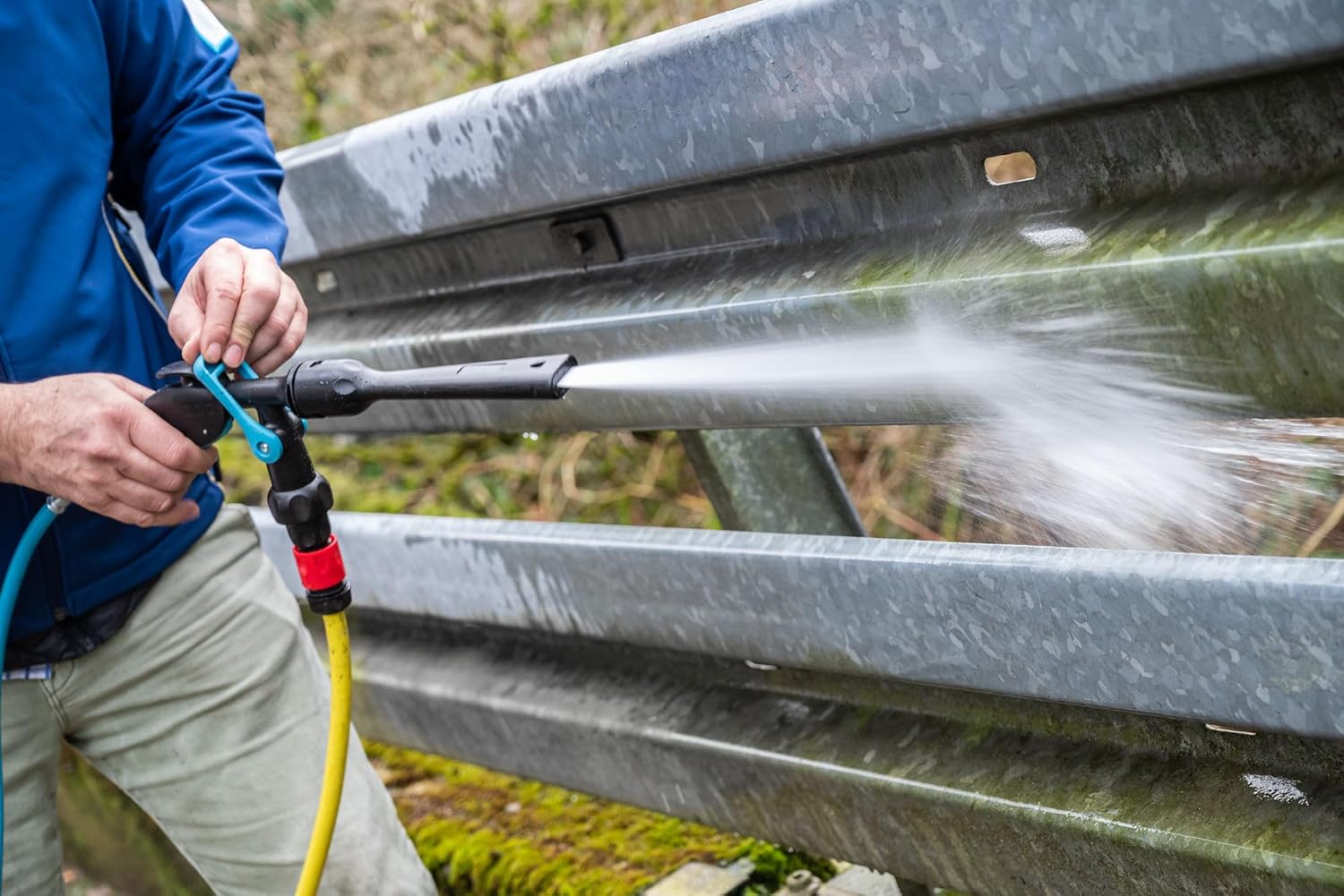 HAZET Washing Gun Set 9048P-2/3 I Cooling System Rinse I Temperature Range -10 to +40 Degrees I Cleaning without the Use of Aggressive Chemicals or Solvents