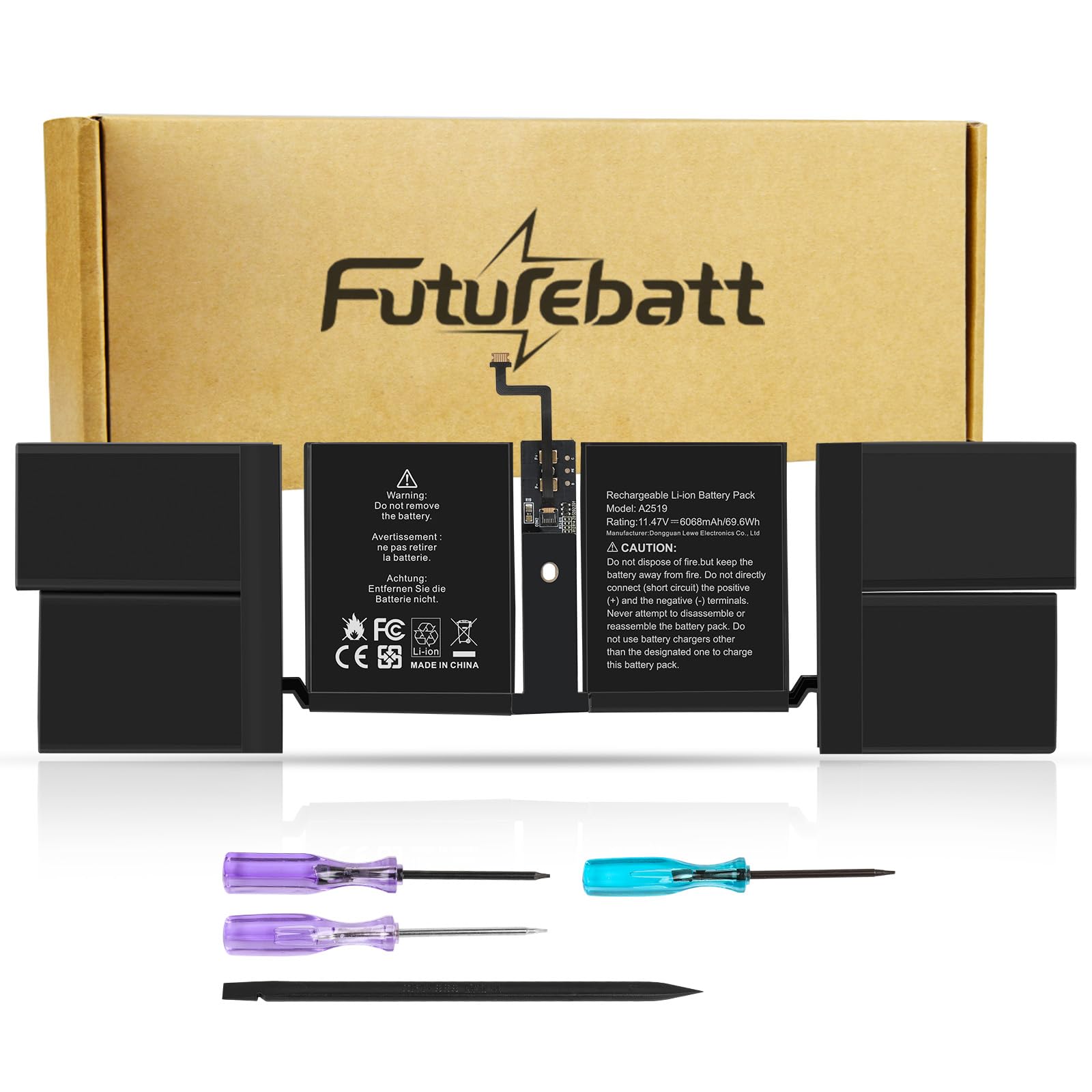 Photo 1 of Futurebatt A2519 Battery for MacBook Pro 14-inch (2021)