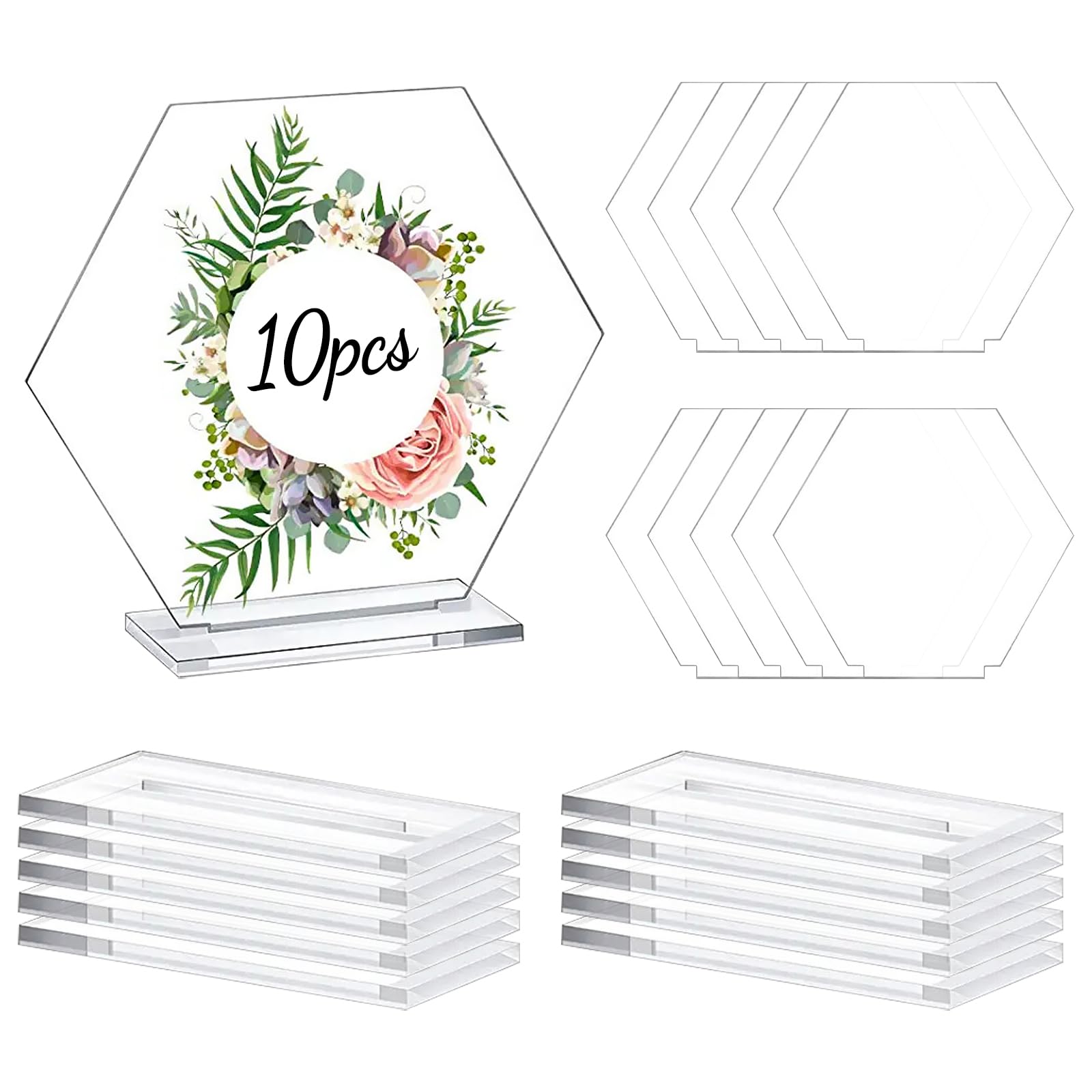 15 Supporti Segnaposto Per Matrimonio - In Metallo Argentato, Per Tavoli, Eventi, Ristoranti - Foto 2