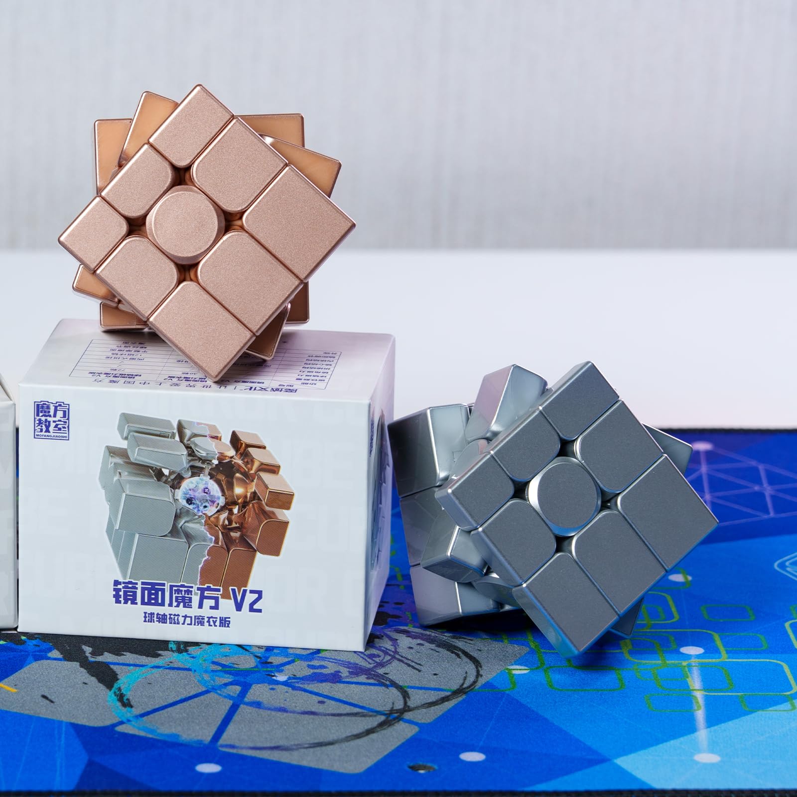 Moyu Mirror V2, 3x3 Magnetic Stickerless Cube 3x3x3 Magic Speed Cube Original - Image 4