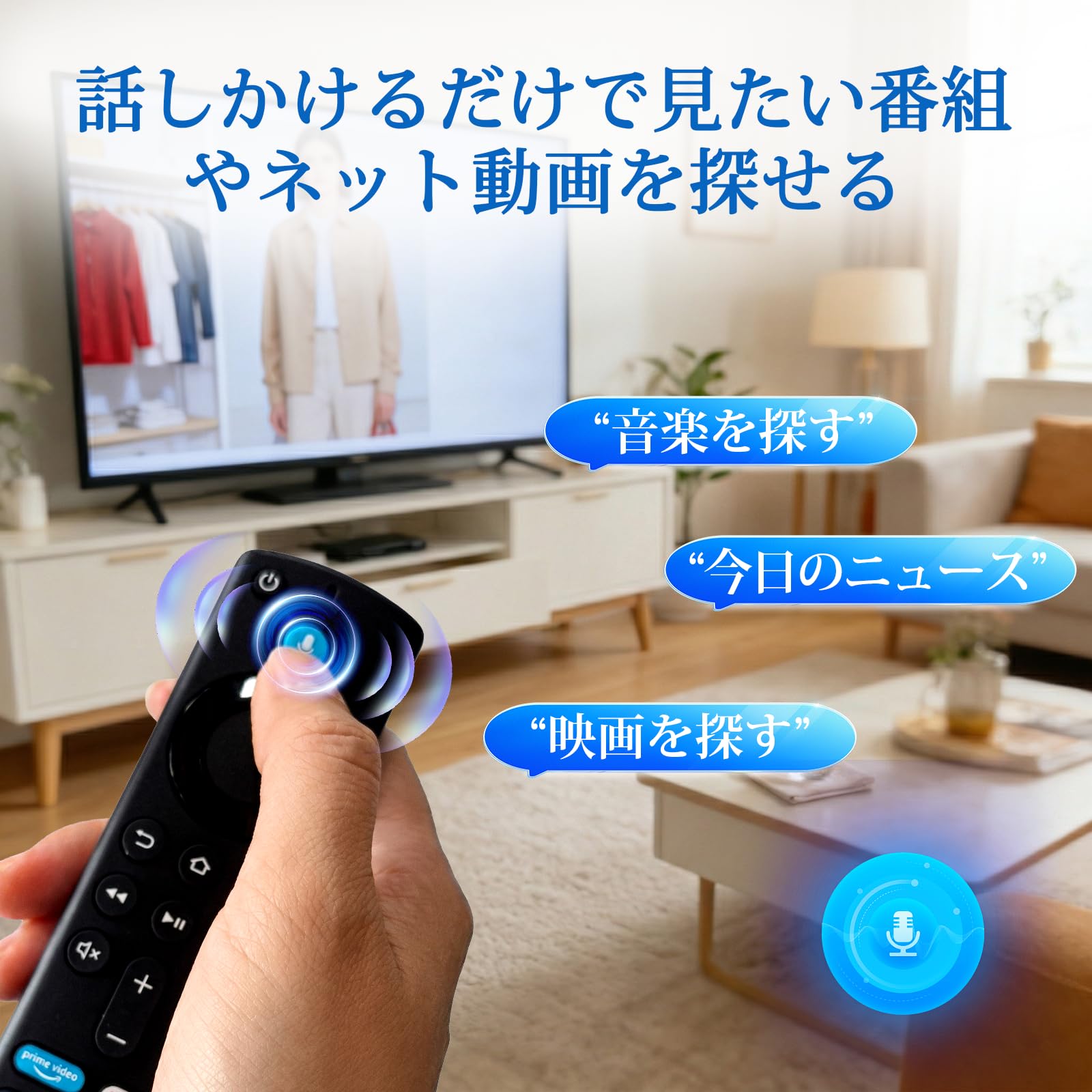 Amazon | 【最新バージョンに完全対応】交換用リモコン TVリモコン for