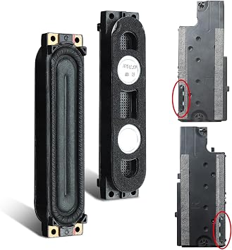 1 Pair TV Replacement SpeakersBN96-25565A/B/C/D/E/F/R/M Compatible with Samsung F5000 F5100 F5300 F5500 Series 5 and F6100 F6200 F6300 F6400 F6500 F6670 F6800 Series 6 Smart LED TV