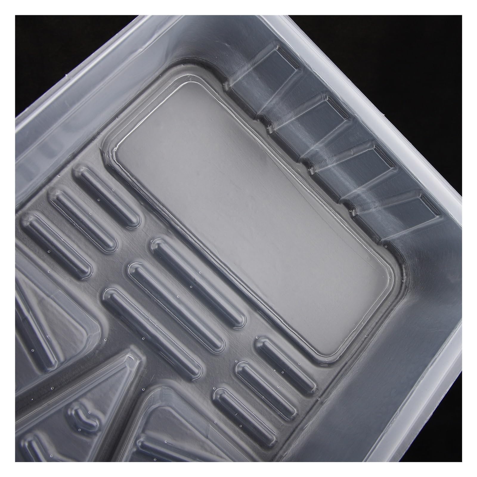 Bandeja de Pintura Repuesto, Bandeja Rodillos for plástico Semitransparente, Revestimiento sartén, Suministros, Uso doméstico, 4 Uds para Pintura