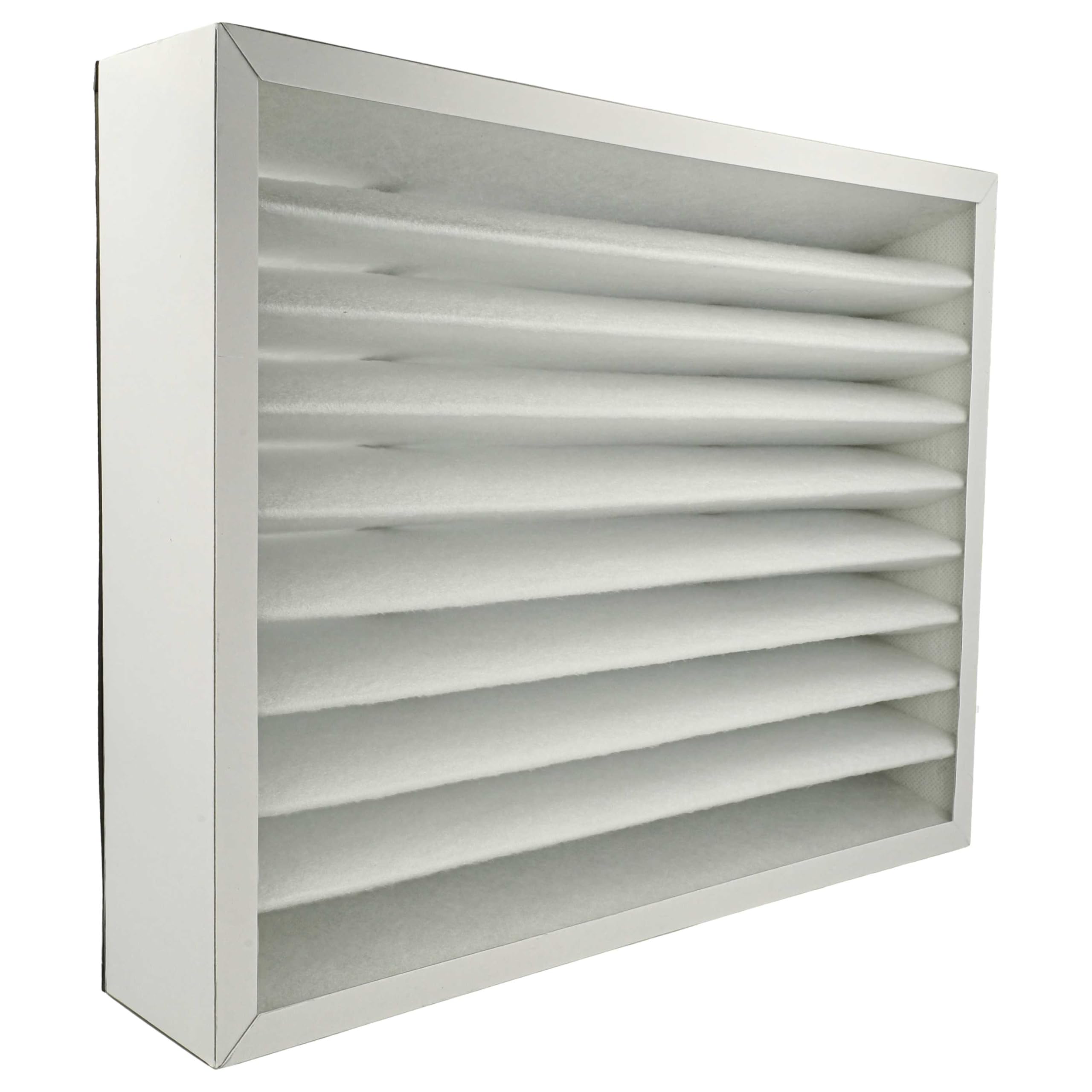 vhbw 5x Prefiltro compatible con Dustcontrol DC AirCube 2000 purificador - papel/espuma, clase de filtro G4 Blanco