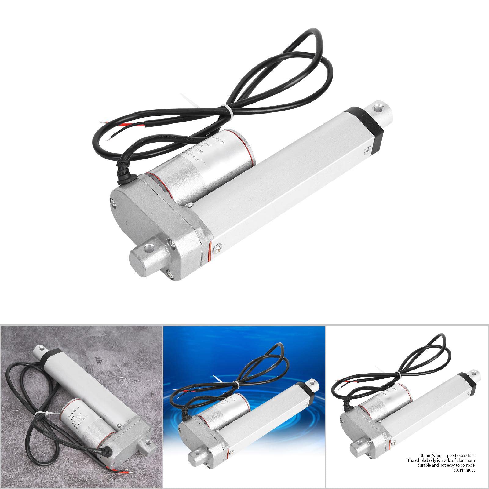 Napęd liniowy 30 mm/s, innowacyjny silnik wysokowydajny silnik prądu stałego JS-TGZ-U1 do rolnictwa na świeżym powietrzu (skok 50 mm)
