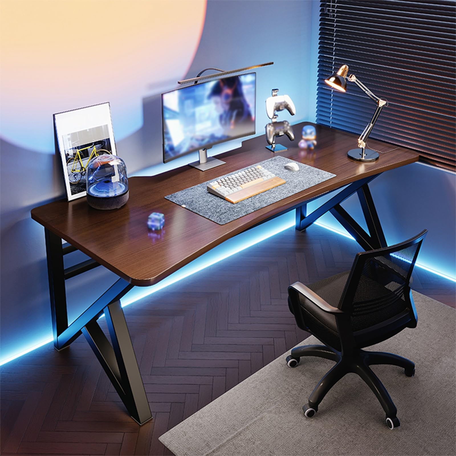 Bureau moderne 80x60cm pour optimiser les petits espaces à la maison