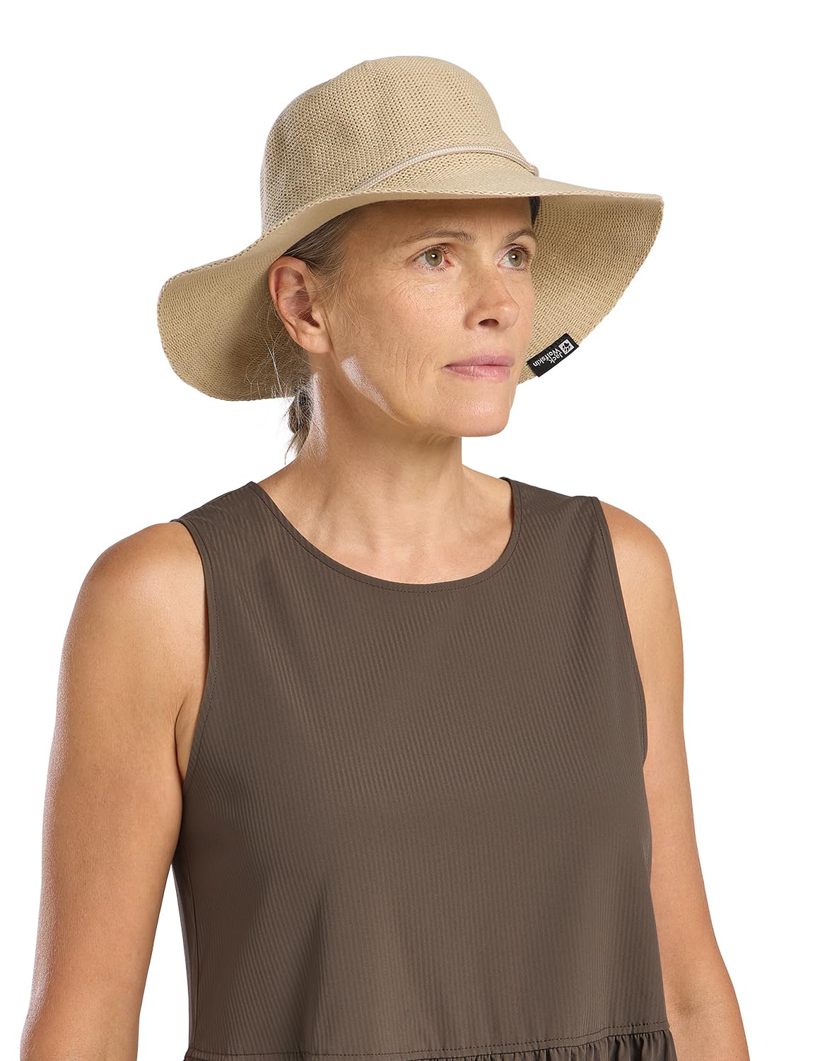 Jack Wolfskin Kobiety W 1908432_5420 Kapelusz Panama, Naturalny, Rozmiar uniwersalny
