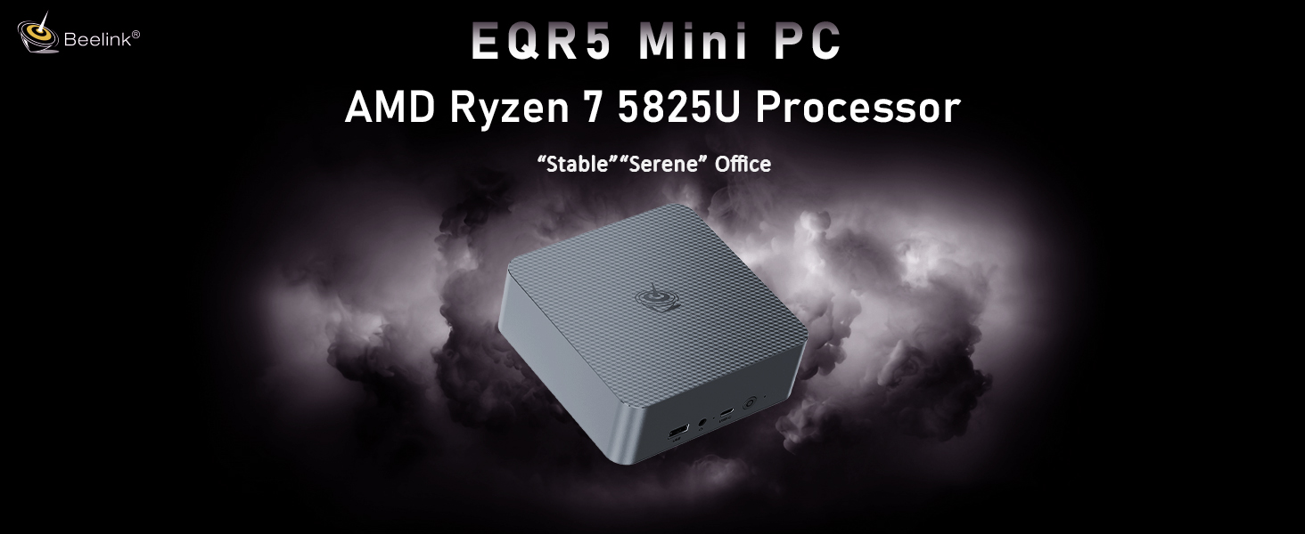 Amazon.com: Beelink EQR5 Mini PC, AMD Ryzen 7 5825U(8C/16T, up to
