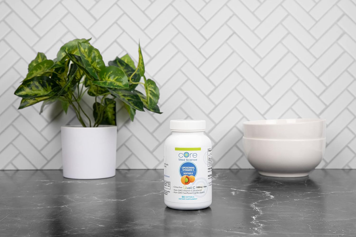 Buy IV for Life Liposomal Vitamin C by Core Med Science 1000mg 90