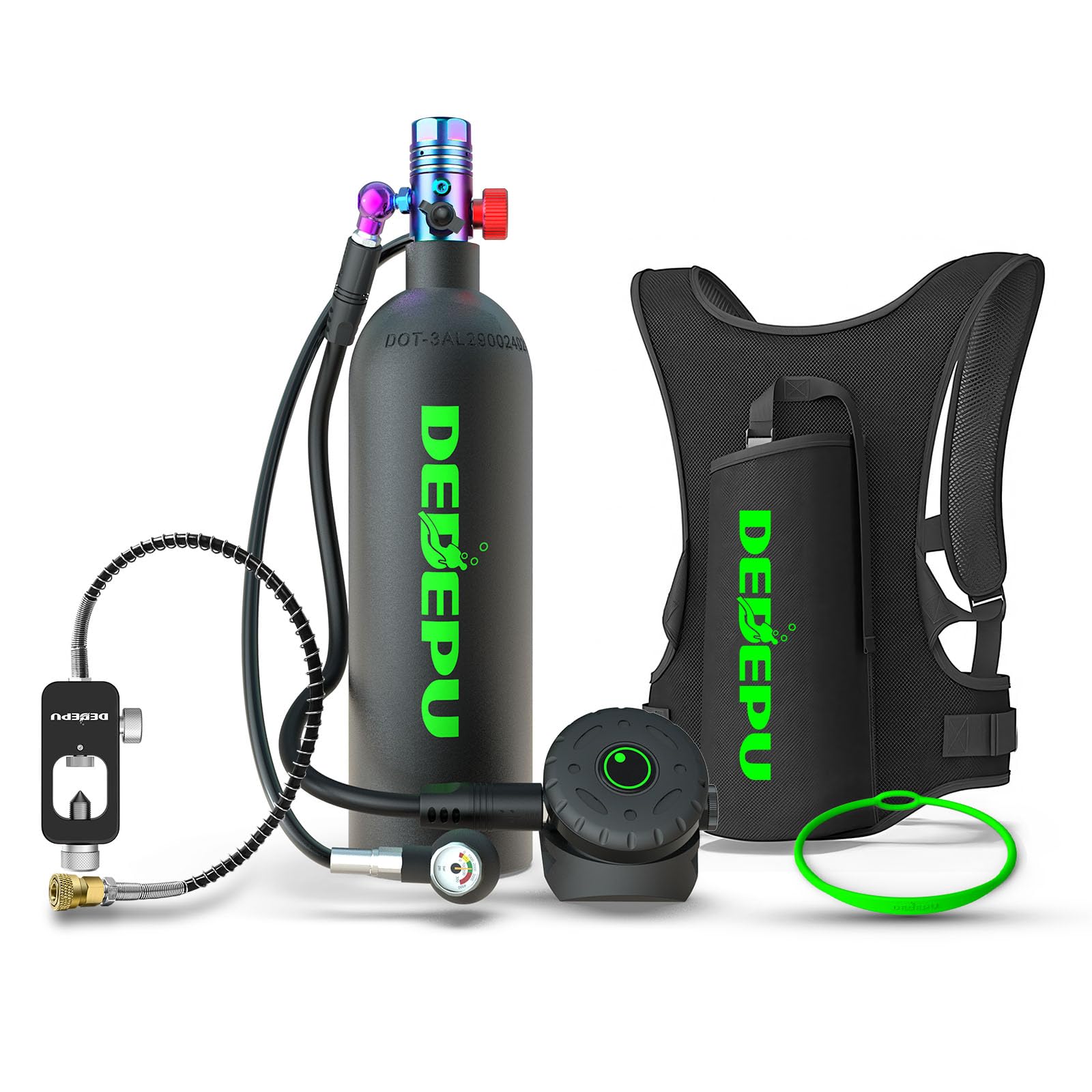 Photo 1 of DEDEPU 2.3L Scuba Tank with Adapter