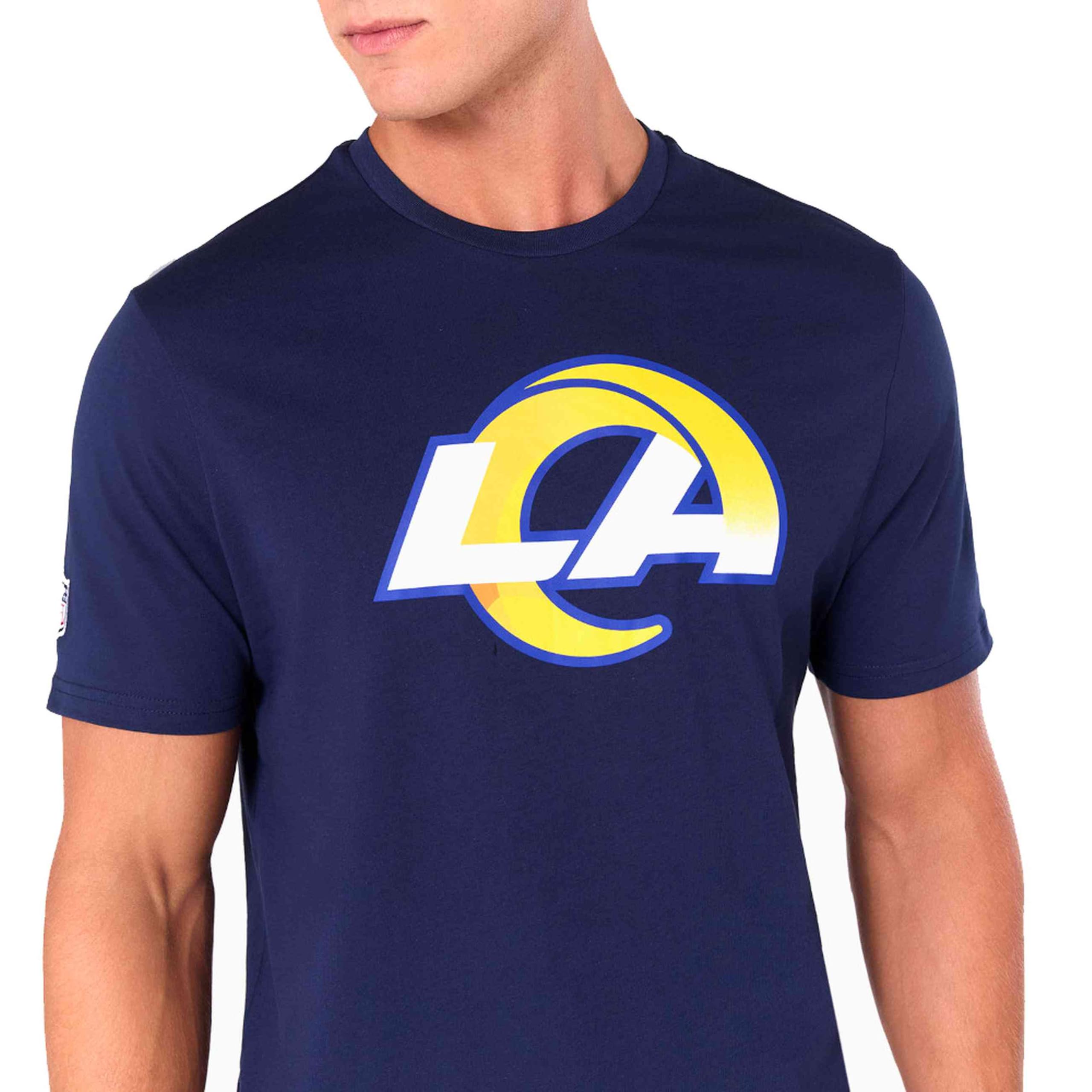 New Era Los Angeles Rams NFL Team Logo Blue T-Shirt โ image 1