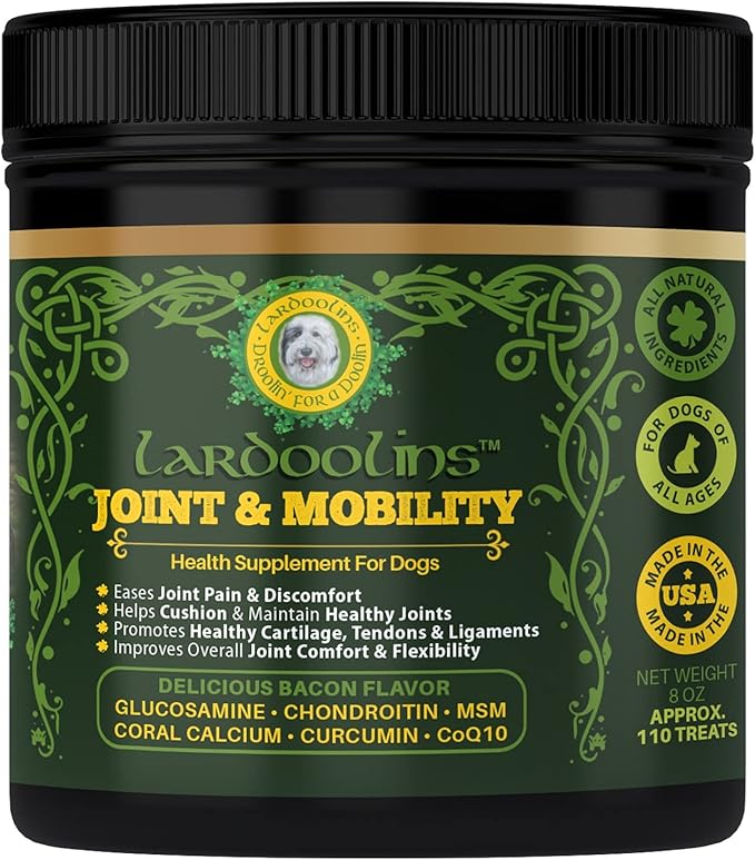 Lardoolins Glucosamine for Dogs, Hip & Joint Supplement