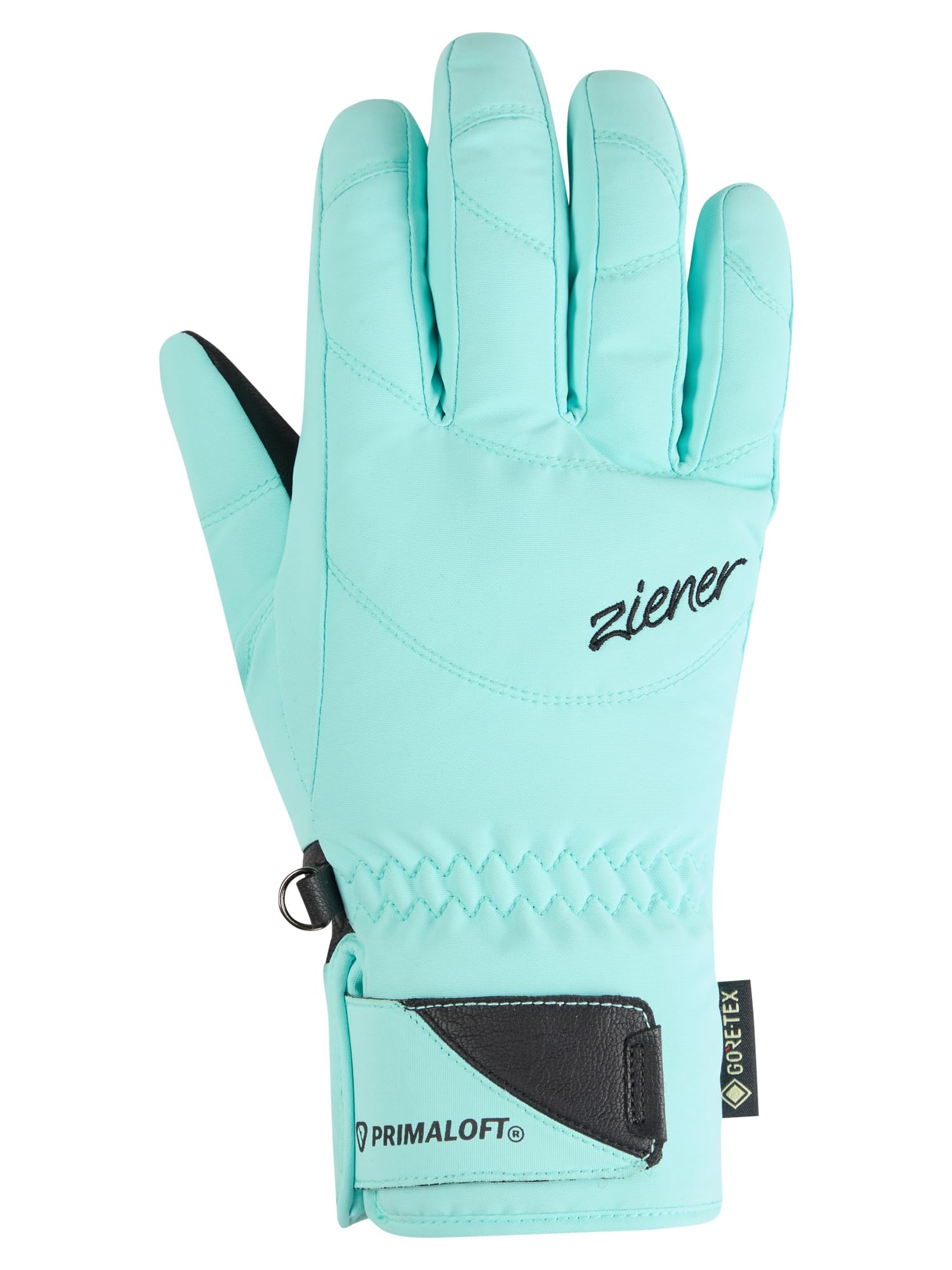 Ziener Damen KLENN-Z Ski-Handschuhe/Wintersport | Gore-Tex, Primaloft, PFC frei, Radiant Lagoon, 6,5, Türkis