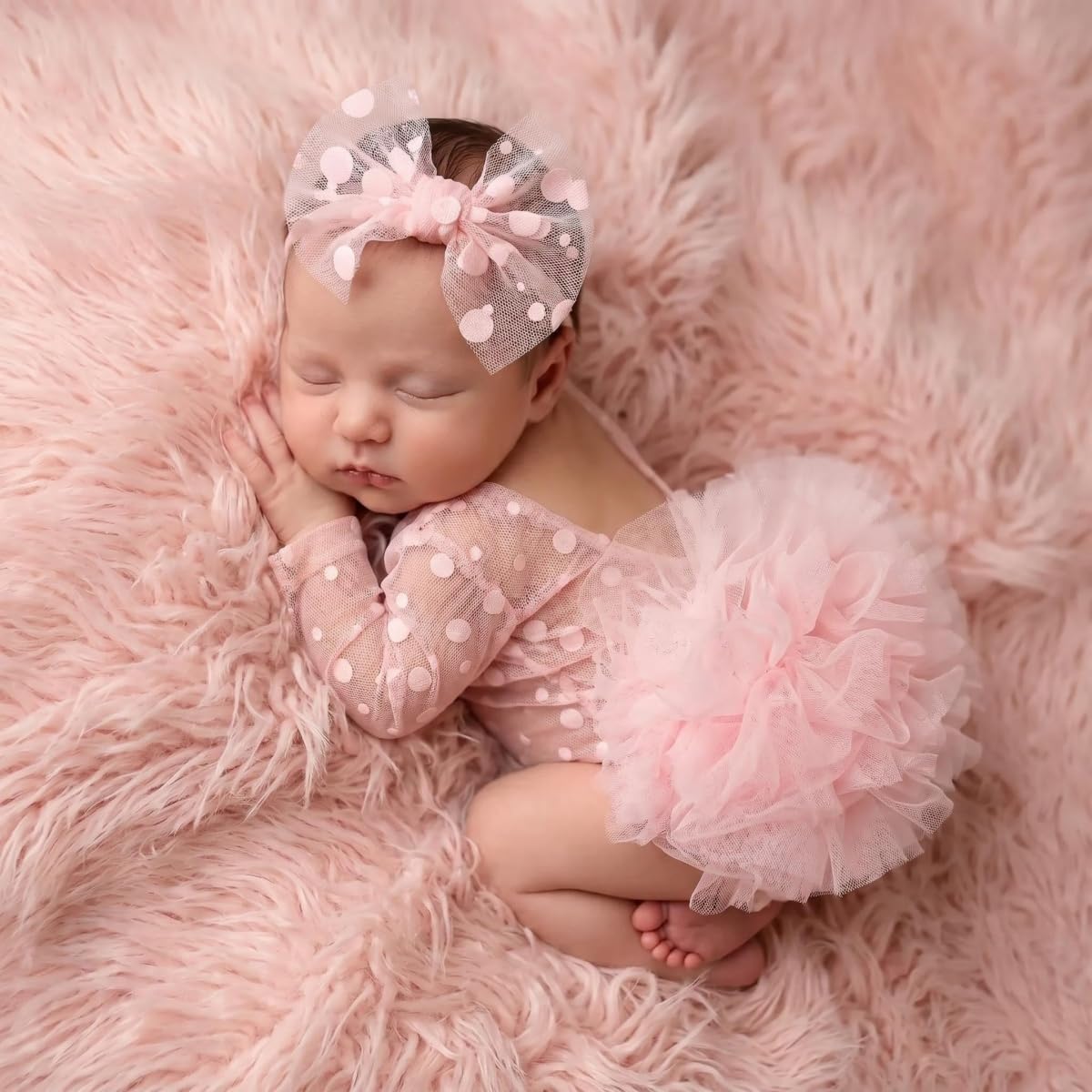 Newborn Photography Outfits Girl Baby Photography Props Lace Romper With headband Baby Photo Outfits Girls Photo Props