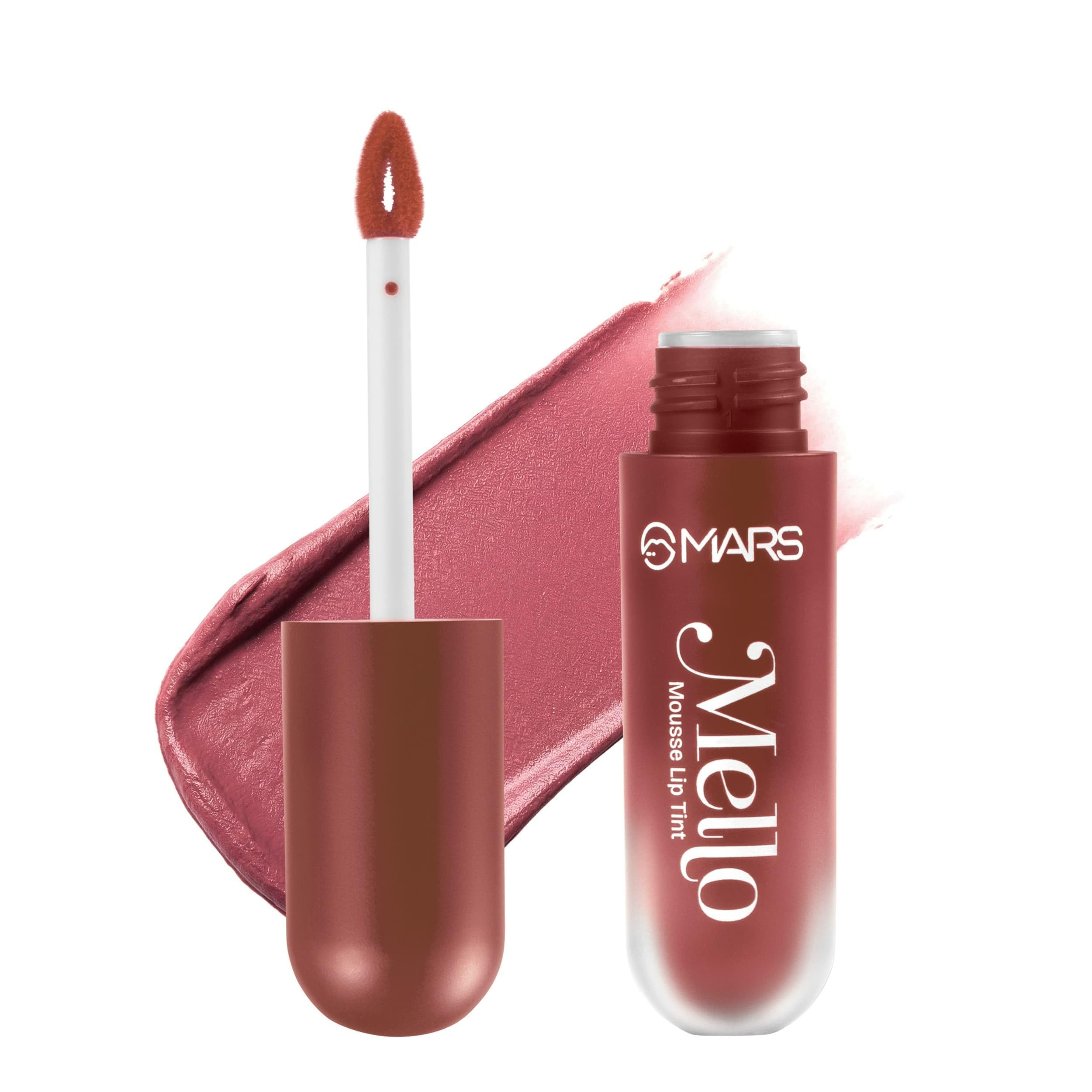 MARS Mello Mousse Lip Tint | Airy Whipped Blurring Mousse | One Swipe High Pigment | Velvet Matte Finish | Lightweight & Non-Sticky | Soft Blur Line-Free Effect | 4.5g (06-FLUFF)-picture-37