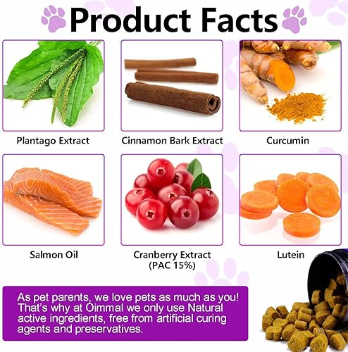 Miniatura 4 de Vitaminas y suplementos para perros, multivitamínicos masticables 15 en 1 para perros con glucosamina y probióticos, vitaminas diarias naturales