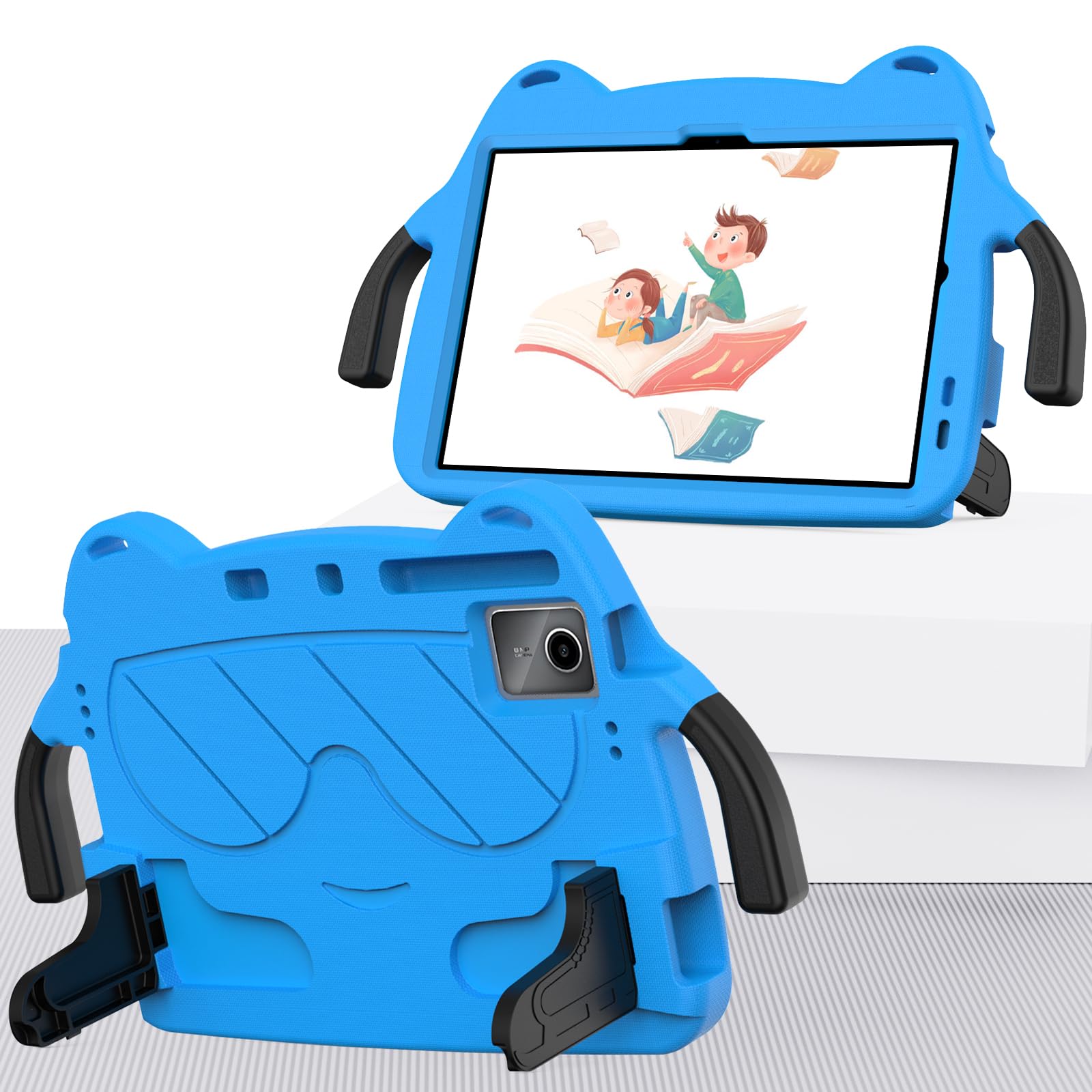 Kinder-Schutzhülle Für Xiaomi Redmi Pad SE 11 Zoll – Stoßfest, Mit Griff & Ständer, EVA-Material, Rot