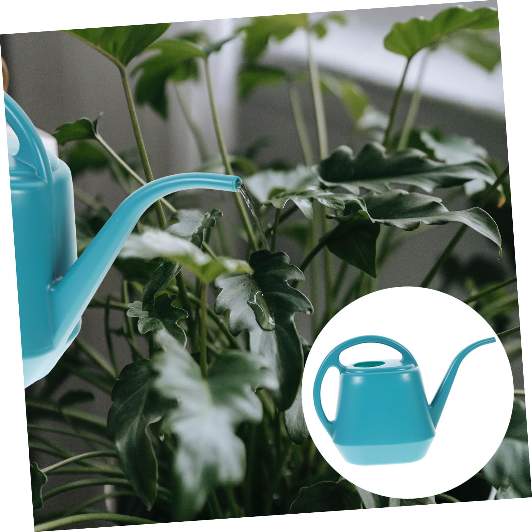 ORFOFE Annaffiatoio da Giardino in Plastica Verde, Watering Can lungo Becco, Robusto e Pratico, Capacità, Comodo da Impugnare per Annaffiare Piante e Fiori Stili multipli