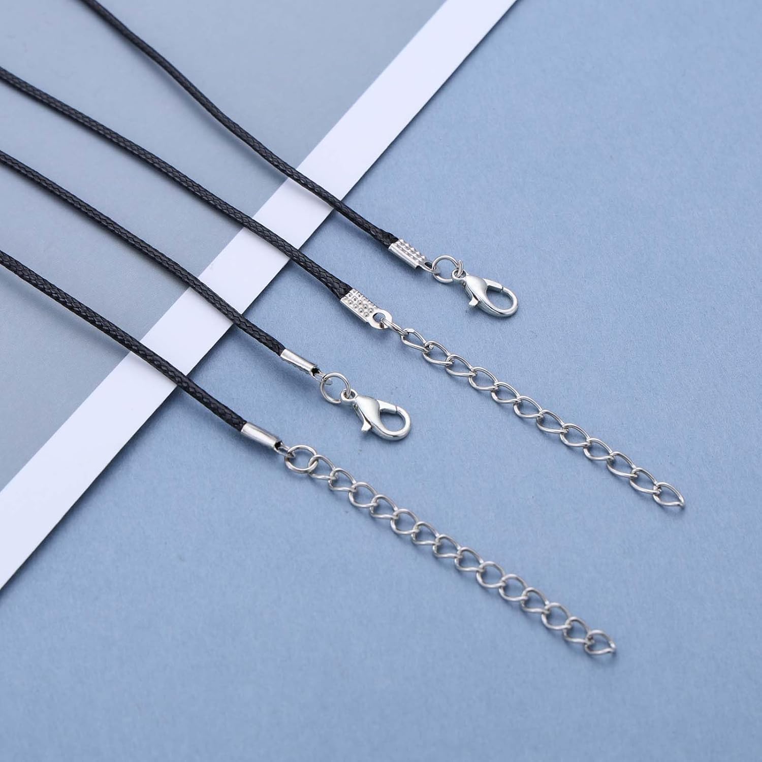 Bohemian Spiral Sun Choker Necklace Silver Metal Sun Pendant Necklace Spiral Swirl Wax Rope Necklace Black Leather Cord Chain Necklace Set Jewelry for Women - Image 6