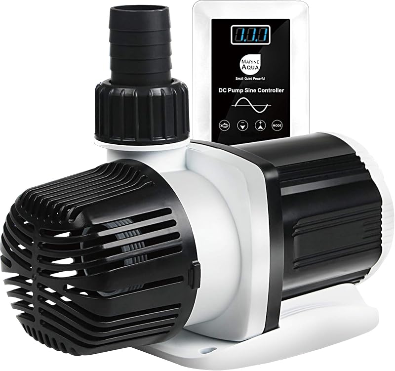 Bomba de Água DC para Aquário Orlushy dc-9000 com Controlador Senoidal, 60 W, 9.000 L/h, 24 V