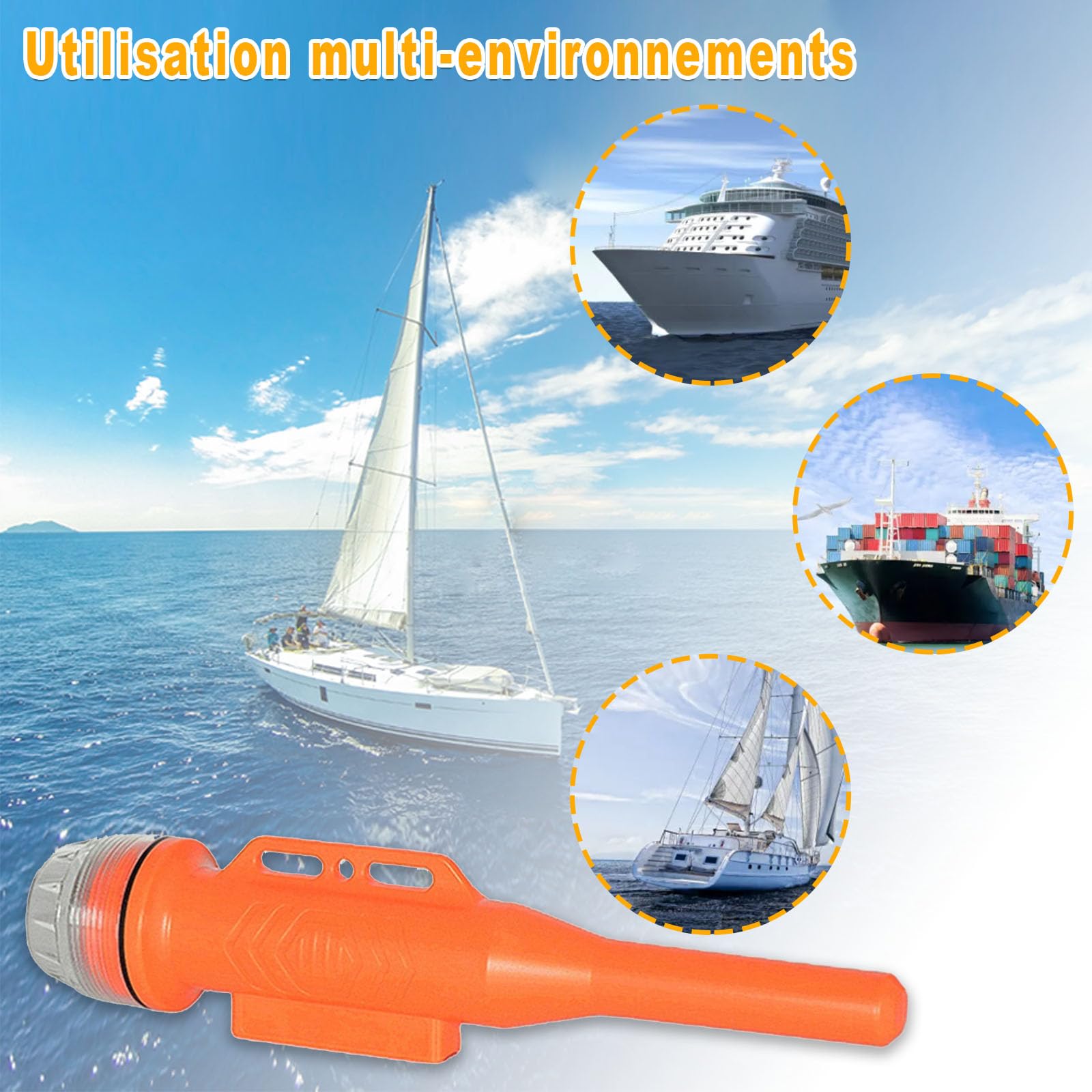 RS-109M 5W Marine Boat Use Fishing Net PositionMeter Send AIS Location with Antenna IPX7 Waterproof GPS Anti-Lost Tracker with Dedicated Programming Cable
