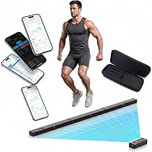 Vertical Jump Measurement Device, Infrared Mat Sensor with Live OLED Screen