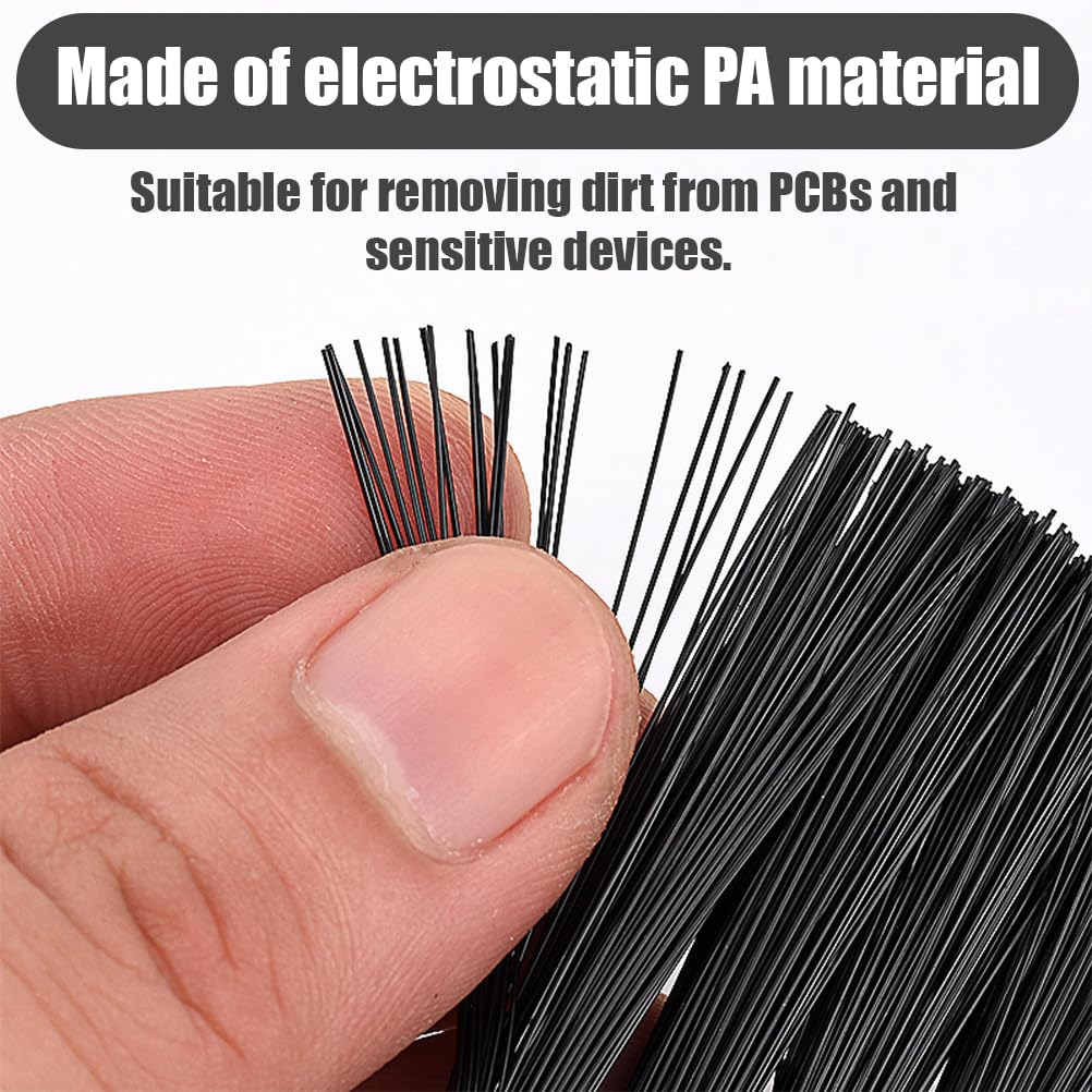 Lot 10 Pinceaux Nettoyage Antistatiques Nylon – Kit Complet Pour Carte Mère, PC, Clavier, GPU, Électronique