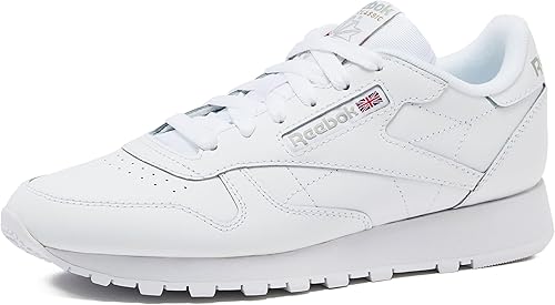 Reebok Zapatillas clásicas de cuero para mujer, zapatos de tenis negros o blancos para mujer, tallas 5 a 11