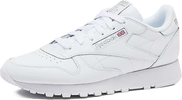 Reebok Classic Leather Sneakers for Women - Black or White Tennis Shoes ...