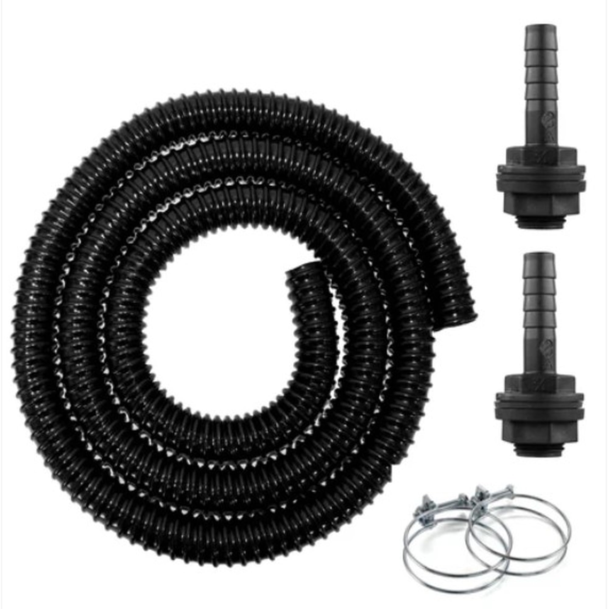 AP Supplies 3m Corrugated Pipe 1.25in Water Butt Linking Kit with Clips
