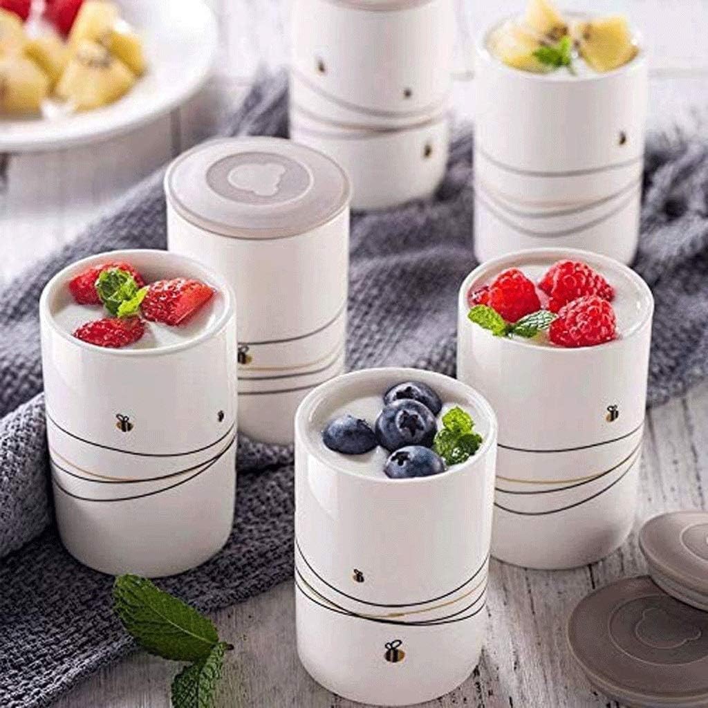 Yogurt Pot Automatic Digital Yogurt Maker Screen and Yogurt Jars Make Natural Yogurt at Home