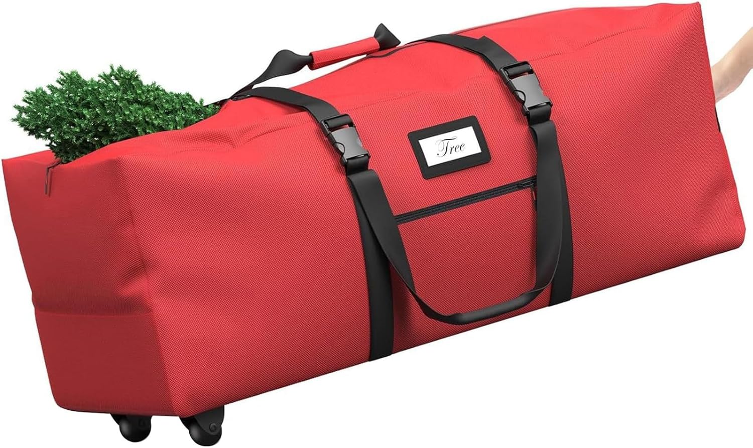 Christmas Tree Storage, Tear-Resistant Holiday Decorations Tote, Heavy-Duty Artificial Christmas Tree Bag with Handles, Convenient Organizer for Garland, Travel, Outdoor, College, Kitchen, Bedroom