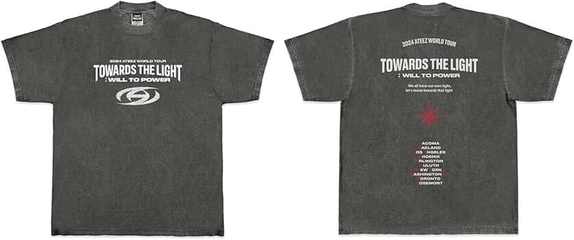 ATEEZ Tシャツ 멋 멋T モT ツアー アチズ 公式 ATEEZ Tシャツ 멋 멋
