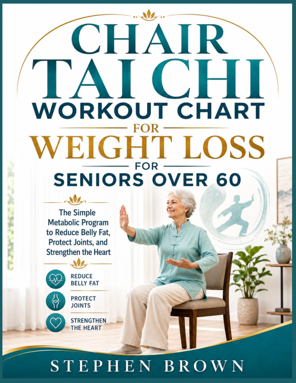 Chair Tai Chi Workout Chart For Weight Loss For Seniors Over 60: The Simple Metabolic Program to Reduce Belly Fat, Protect Joints, and Strengthen the Heart