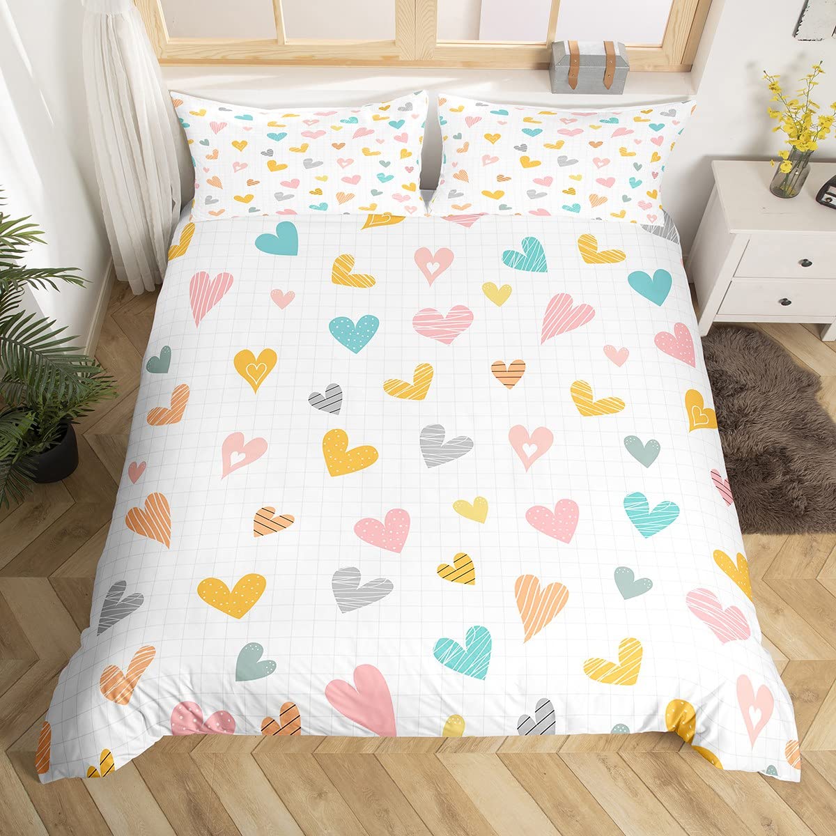 Housse de couette décorative pour simplifier la déco de chambre ado
