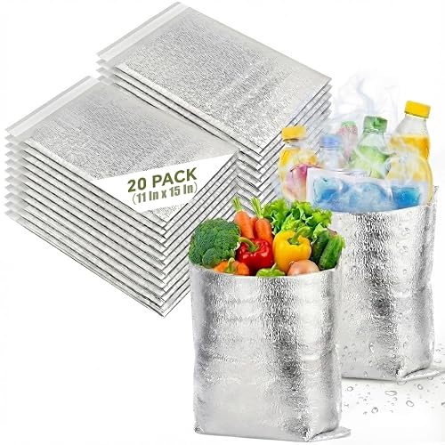 Smilco Insulated Shipping Bags, 11 x 15 in