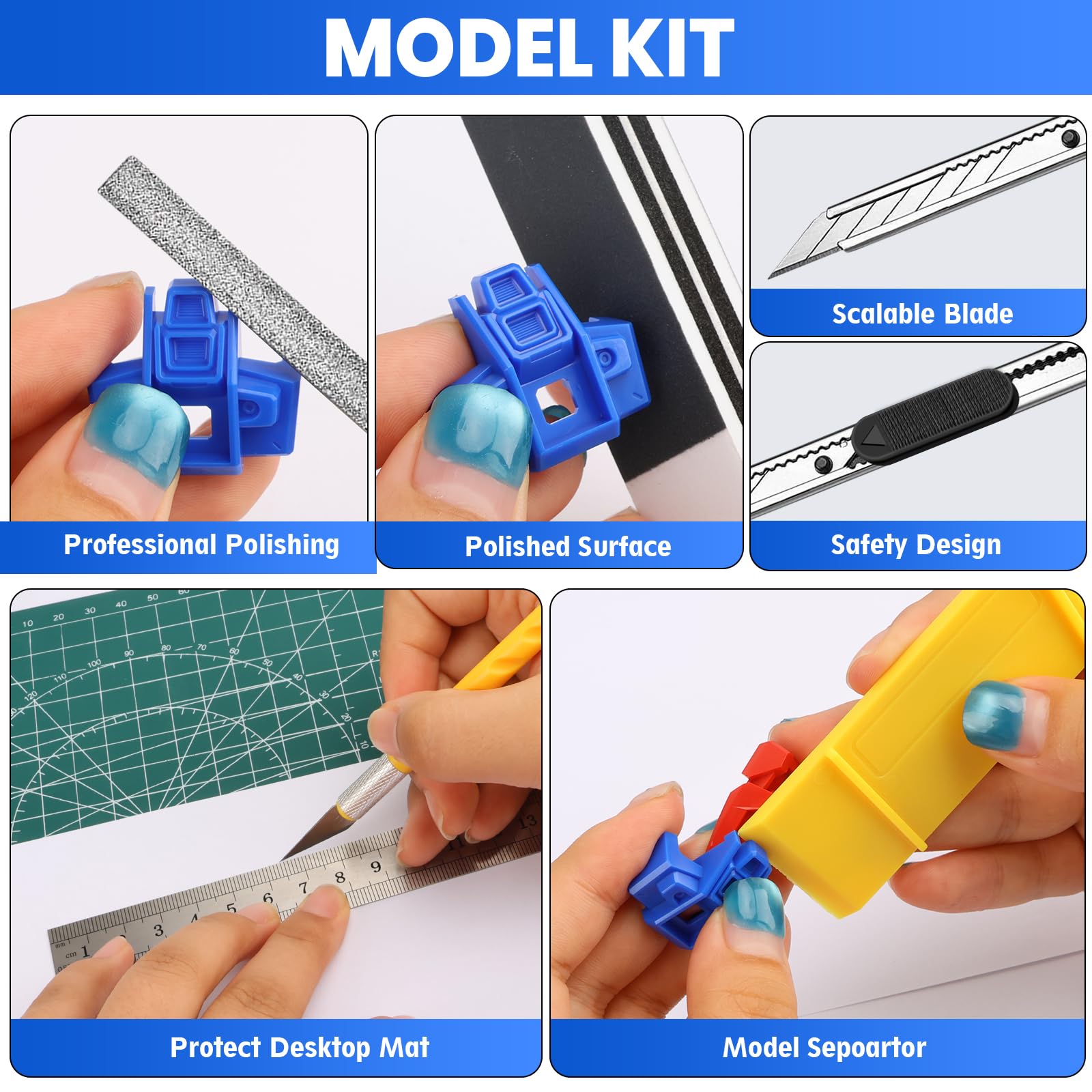 Gundam Tool Kit - 20pcs Model Building Tools -6